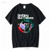 NUR DIEBE BAND T-Shirt Alle Größen lang- oder kurzärmelig vintage gewaschen Vielseitige Designerkleidung Lässig Atmungsaktiv