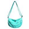 Leichte, wasserdichte Umhängetasche, einfarbig, Unisex-Umhängetasche, Nylon, leichte Hobo-Tasche