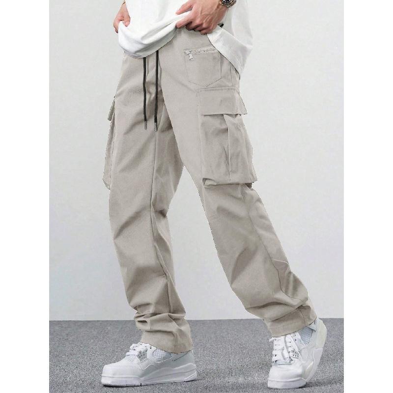 2026 New Loose Multi-Pocket Trousers Men's Casual Versatile Cargo Pants
