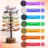 Seven Chakra Tree  for Home Decoration Crystal Tree for Positivity Goodluck GemstoneStone Tree for Living Room,Decor Gift