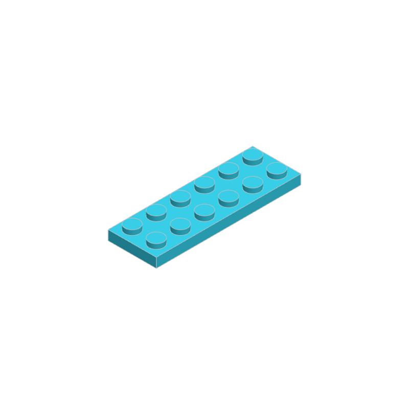 50g/29PCS 3795 2x6 Basic Building Blocks Moc Color Loose Parts Compatible with Bricks DIY Children's Toy Assembly