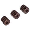 3Pcs 48DP 13T Steel Pinion Gear for 1 10 RC Car 3.175mm Shaft Brushless Brushed Motor