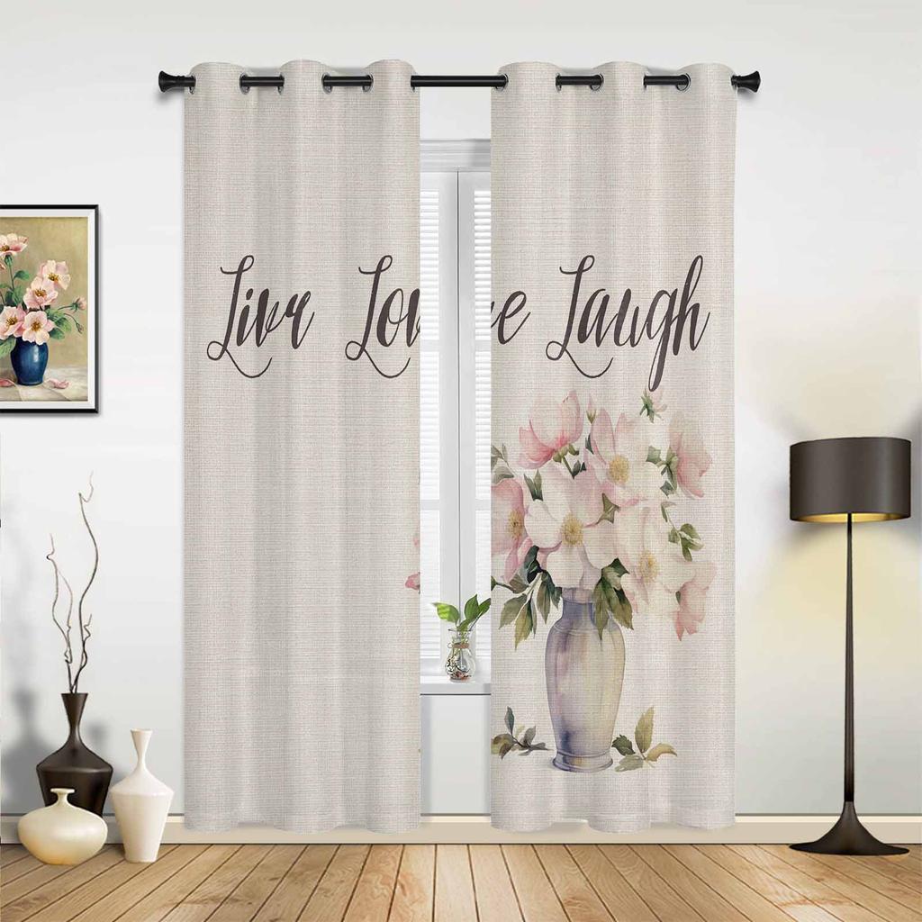 South African Traditional Ethnic Style Curtains Kitchen Decor Items Window Curtains for Living Room Bedroom Curtain Panel