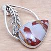 Pendant Designer Jasper Gemstone Mother'Day Gift Silver Jewelry 1.75"