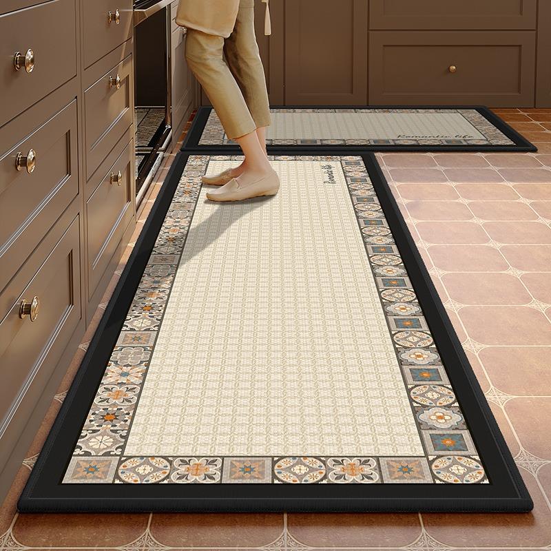Carpet for Kitchen Runner Rug Non-slip Floor Mat Long Carpets Dustproof Doormat American Retro Classic Home Decoration Rugs