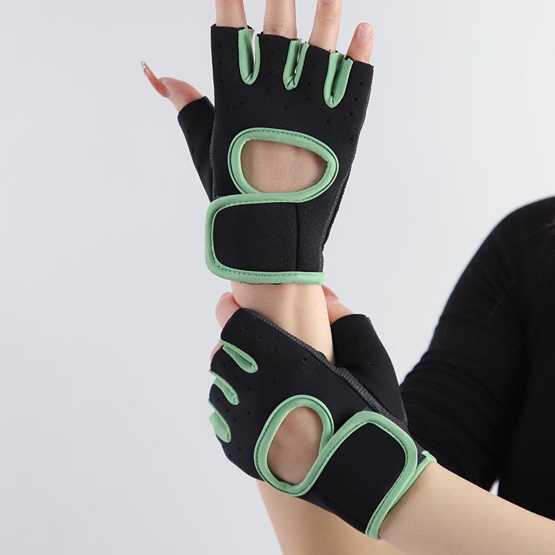 Unisex Non-Slip Breathable Half-Finger Gloves for Cycling, Weightlifting, Shock Absorption & Palm Protection