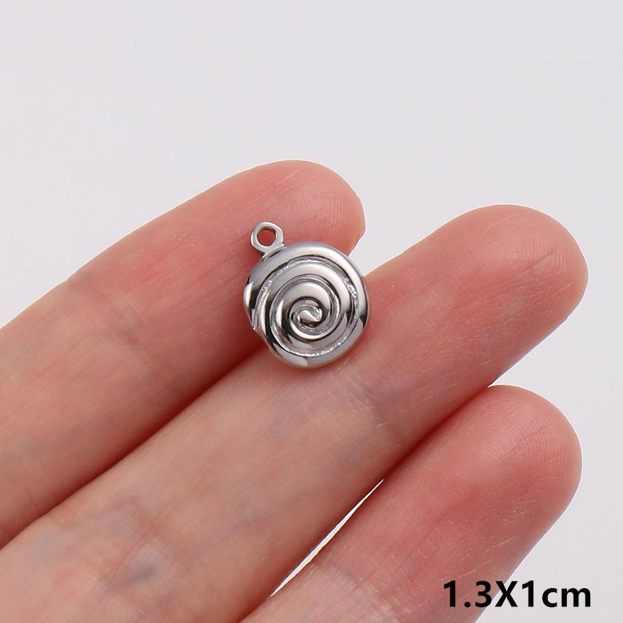 5 Stück/Los Persönlichkeit Meeres tier Anhänger Seestern Schildkröte Muschel Muschelschale Edelstahl Anhänger Für Schmuckherstellung Zubehör Zubehör