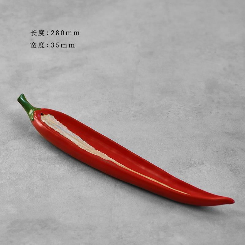 

Красный перец Удача Аромат Вставка Пространство Настольный Линия Благовонница Декорация Креативный и Забавный Дом Керамическая Зажигалка Поделки