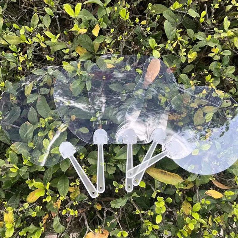 10 Stücke Blanko Kunststoff Transparent Fans Kinder Diy Kunst Fan Hochzeit Geburtstag Party Zurück Geschenke Freundin Freund Kreative Geschenke