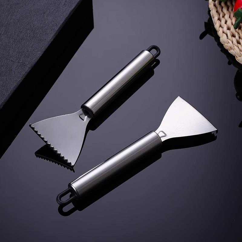 Multi-functional Stainless Steel Fish Scale Scraper, Household Fish Scale Remover, Manual Fish Knife, Kitchen Fish Scale Removal Tool, Sharp