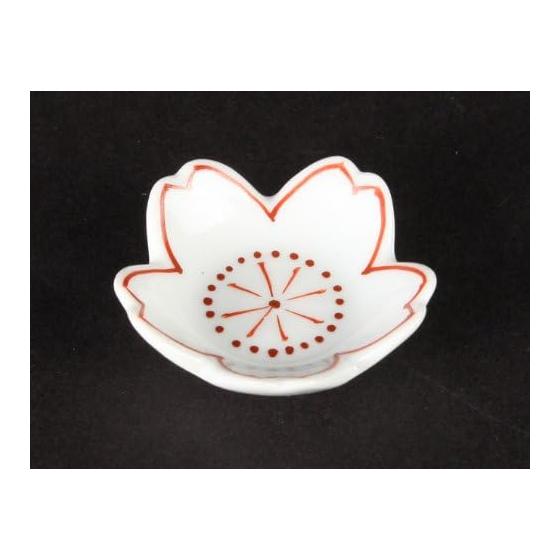 Hasami Ware Cherry Blossom Chopstick Rest, Red