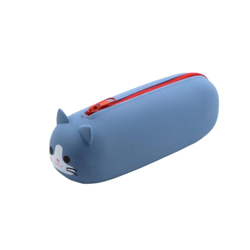 

Мультяшна тварина Пенал Велика місткість Сумка Милий Силіконовий Пенал Школа A