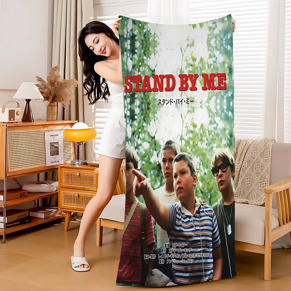 Stand By Me Vintage Anime Beach Swimming Towel Soft Absorbent Washcloth Children's Gifts For Kids Travel Camping Gym