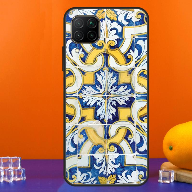 

Portuguese Tiles For Huawei Nova 9 10 SE 5T 12i 12s 11i Y91 Y90 Y60 Y70 Y72 Y61 P60 Pro P20 P40 P30 Lite Case Huawei Nova 12i