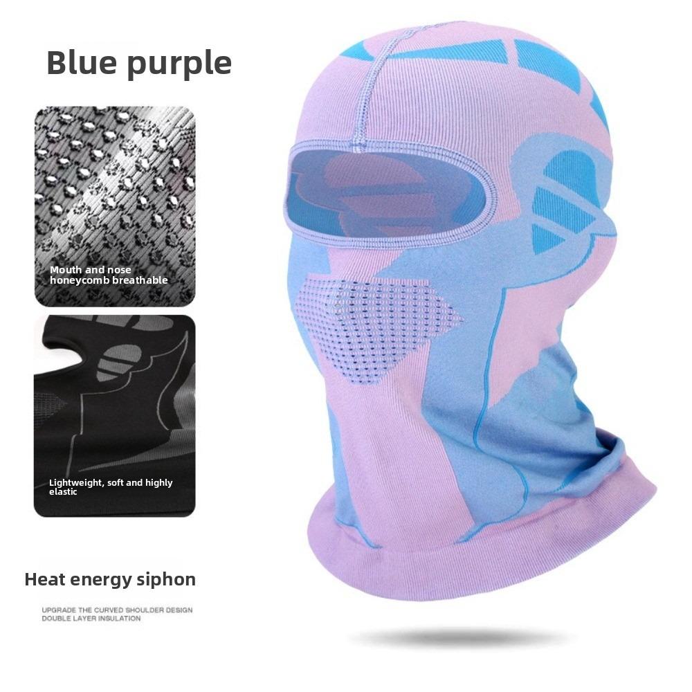 Breathable Motorcycle Balaclava Face Cover High Stretchy Helmet Hood Cycling Bike Scarf  Winter Ski