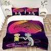 Space Adventure Friends Print 3Pcs Bedding Setduvet Cover With 2 Bedropillowcase Home Birthday Gift