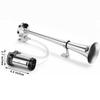 12V 150DB Automotive Electrical Horn Air Pump Horn Air Compressor Horn Red Silver Motor Loud Compressor For Truck Van Lorry Boat