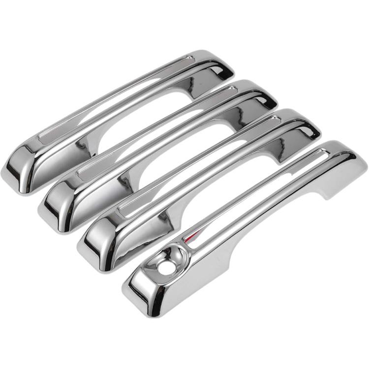 

1 Set Exterior Decoration Protector for Ford Maverick 2022-2023 Car Door Handle Protector ABS Silver Tone