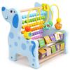 Wooden Children Beaded Around Beads Toys Early Education Building Block Calculation Rack 1 Year Old 3 Girls Educational Enlightenment Education