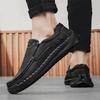 Fashion Non-Slip Outdoor Hiking Shoes Soft Cowhide Mens Casual Shoe Trainers New Leather Men Loafers High Quality Male Slip On Flats