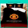 Manchester Pattern Digital Printed Duvet Cover Pillowcase Set Bedroom Bedding