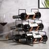 Modern Wine Rack Living Room Desktop Wine Bottle Storage Rack Kitchen Bottle Display Stand Simple Bar Counter Storage Holders