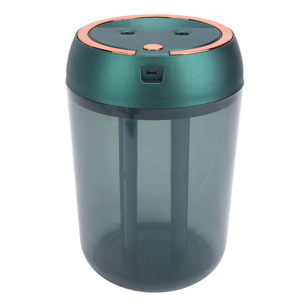 Desktop Luftbefeuchter 2000 ML Kaltnebel-Luftbefeuchter Doppel-Sprühdüse Buntes Nachtlicht Topfill