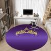 1pc Crown Tiara Chair Carpet for Office Non Slip, Machine Washable Rug for Office, Room Holiday Decor for Christmas, Birthday Polyester