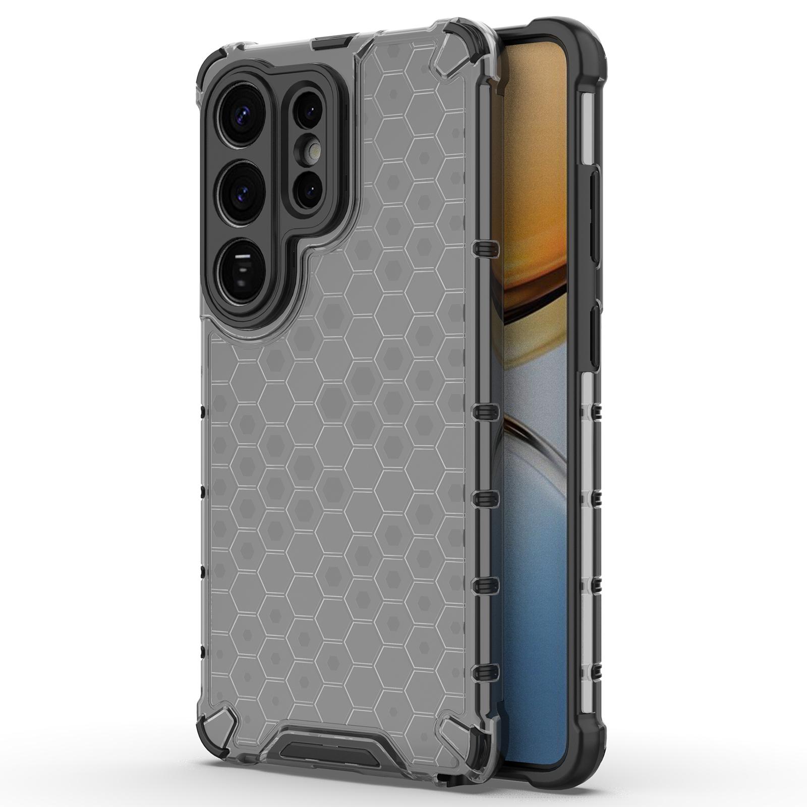 

For Samsung Galaxy S26 Ultra Case PC + TPU Phone Cover Honeycomb Shape