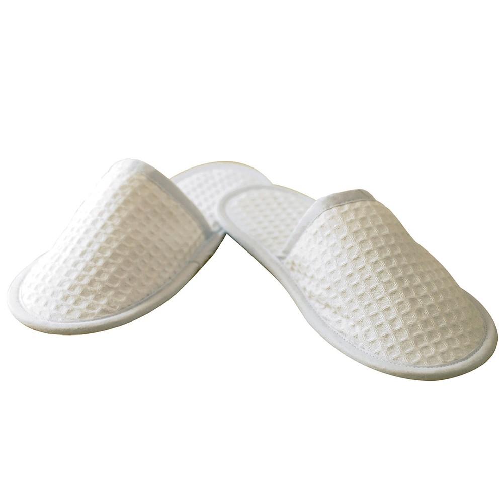 Towel City Unisex Adult Waffle Mule Slippers