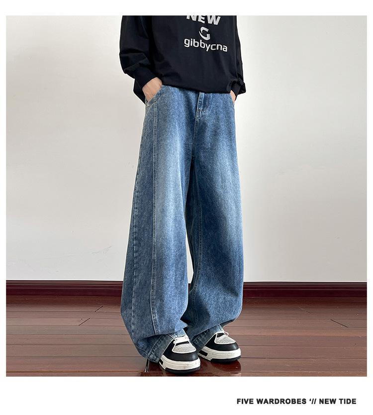 Джинсы-карго клеш JYL мужские камуфляжные весенние американские модные свободные в пол джинсовые XL амазонка