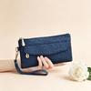 Versatile Multi-color Wrist Clutch Bag Women's Light and Thin Portable Mobile Phone Change Storage Bag Casual Bag