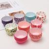 100 PEZZI Stampini per Torta Carta Cupcake Wrapper Scatole Muffin per Cottura Stampini per Torta Attrezzi per Decorazione Torte Forniture per Pasticceria