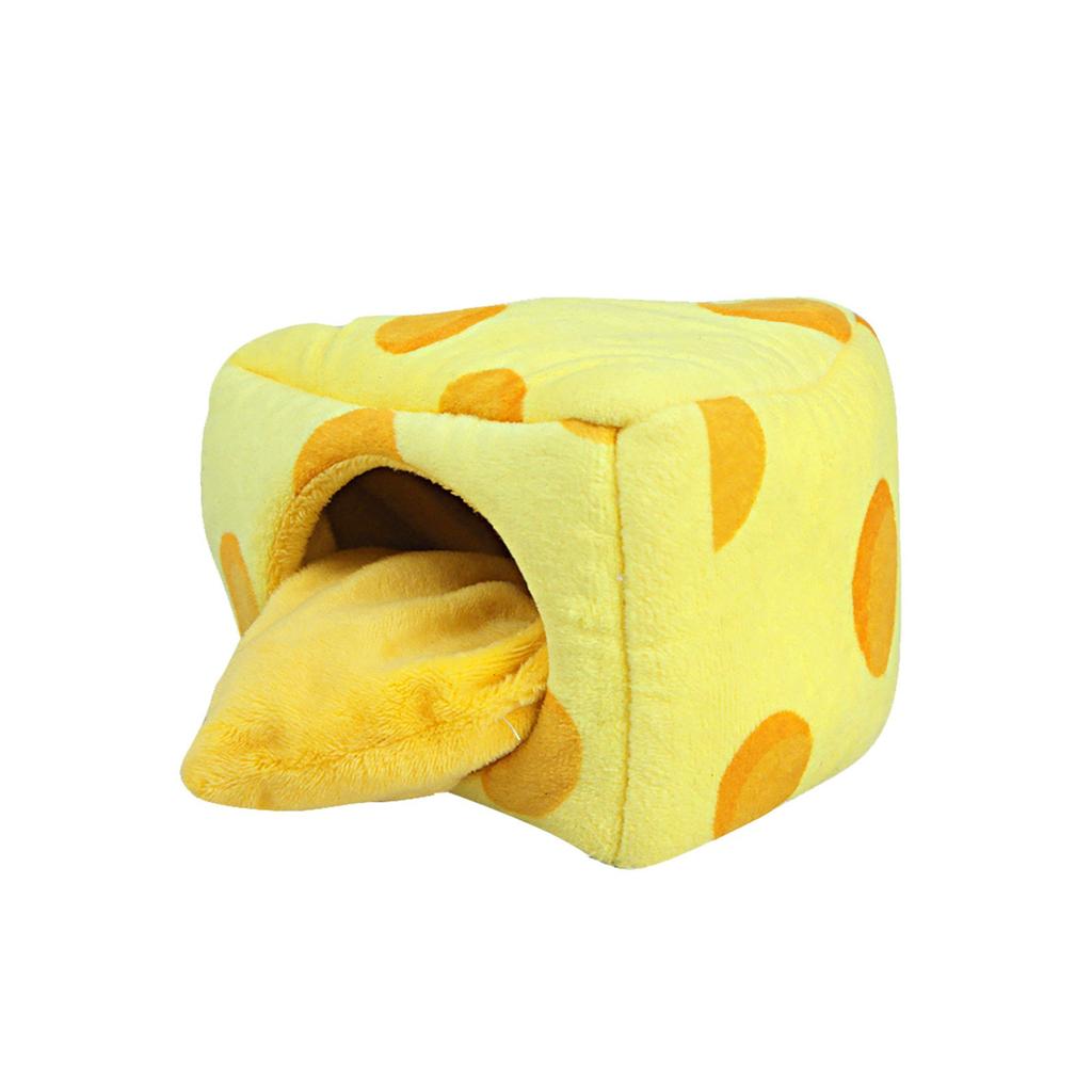 Soft And Comfortable Cheese Pet Bed Small Hamster Pet Room