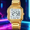 Sport EL Light Casual Watch Chronograph Countdown Stopwatch Digital Wristwatch Mens Clock
