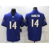 2026 NFL Short Sleeve Jersey Baltimore Ravens Second Generation Embroidered Football