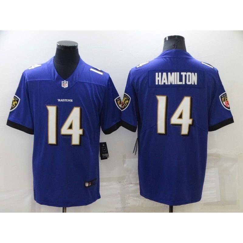 2026 NFL Short Sleeve Jersey Baltimore Ravens Second Generation Embroidered Football