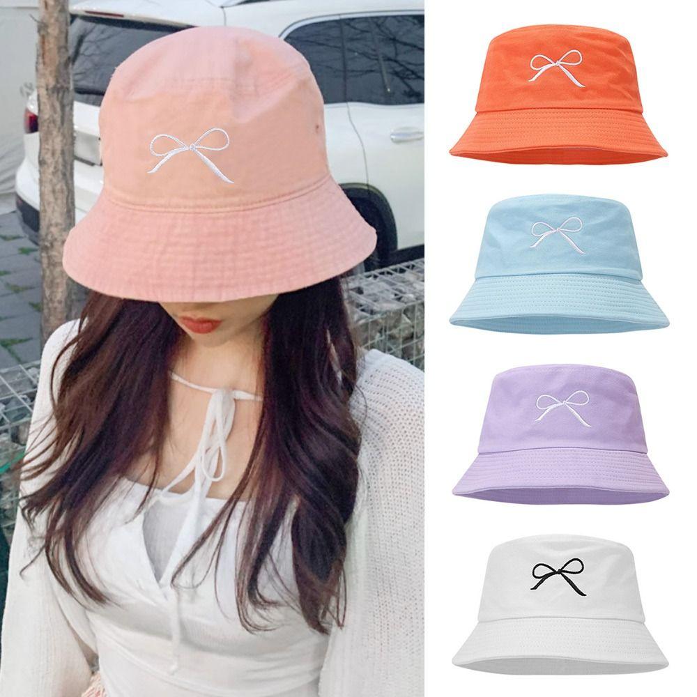 

Модная шляпа рыбака, художественная весенняя шляпа, трендовая шляпа Macaron Basin Hat Outdoor