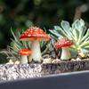 Weather Resistant Mushroom Landscape Stakes Garden Ornaments Suitable For Garden Enthusiasts Projects Indoor Outdoor Use