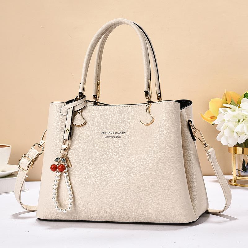 

Red Wedding Bride Bag Ladies Happy Granny Wedding Banquet 2025 New Large Capacity Mom Hand Carrying Shoulder бежевый