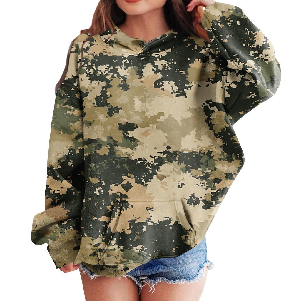 Sweatshirts für Teenager-Mädchen, Kapuzenpullover, langärmelig, mit Kordelzug, süßer, übergroßer Kapuzenpullover