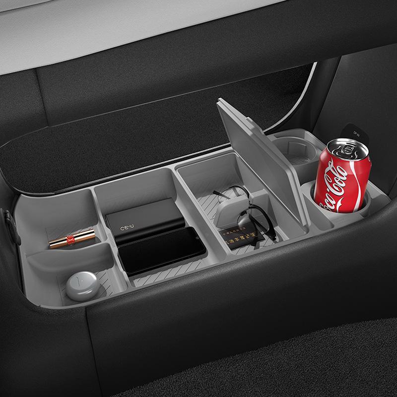 Silicone Storage Box for NIO ES6/EC6 Center Console - Interior Modification Accessory for Privacy and Organization