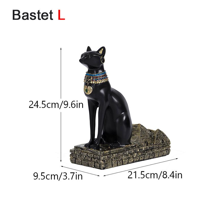 Egypt Anubis Wine Rack Bastet God Cat Wine Bottle Rack Resin Arts And Crafts Bar Ornament Decoration