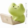Handmad Frog Resin Figurine Statue Mini Frog Model Toy  Car Diy Accessories