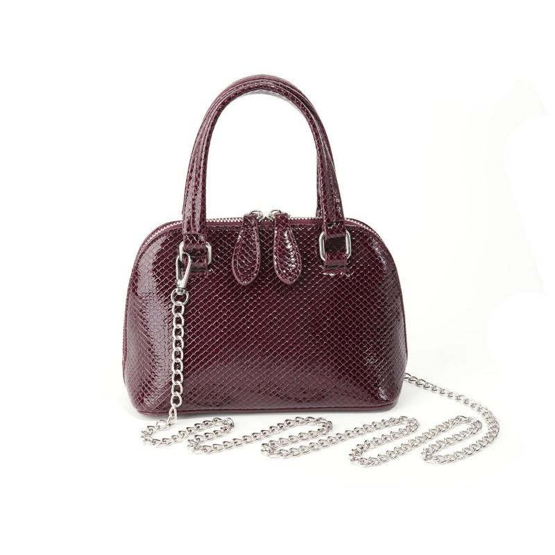 

2026 Fashion Tote Bag Women s Single Shoulder Crossbody Bag with Stone Texture Design Handbags Versatile Commuter Bag бордовый