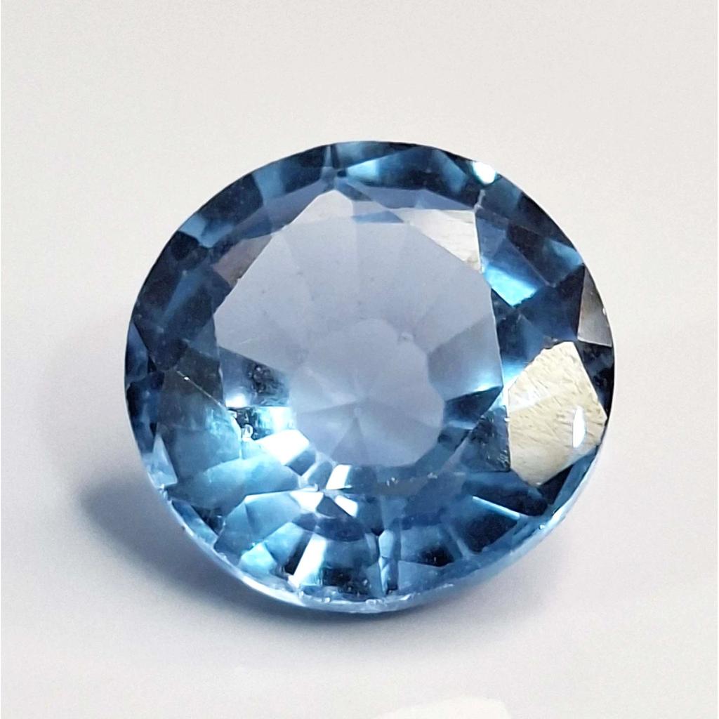 Natural Sky Blue Aquamarine Round Cut 6-8 Ct Beautiful Certified Loose Gemstone