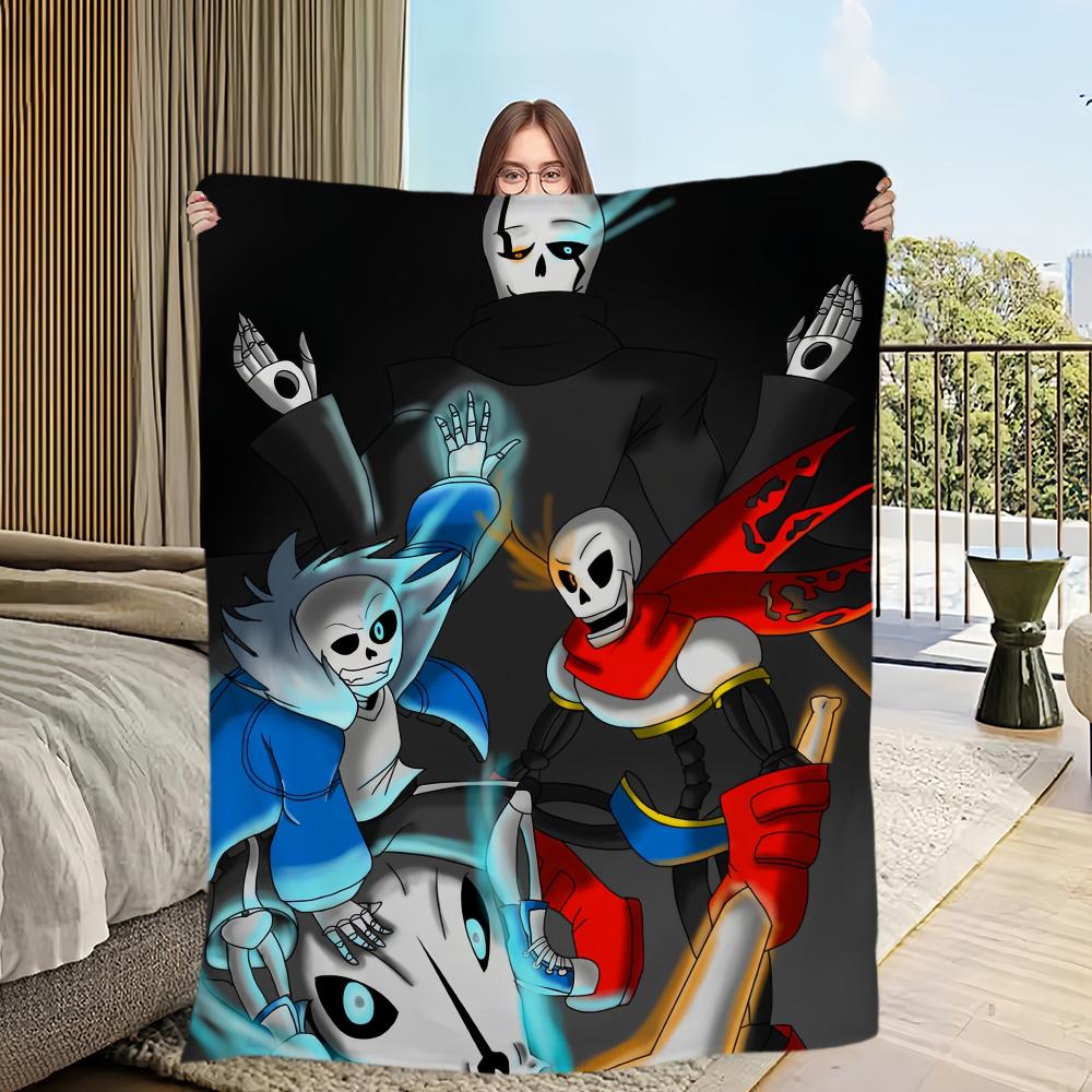 

Игра Undertale Санс Милое Одеяло Мягкое Удобное Плюшевое для Сна Подходит для Гостиной Офиса Спальни День Рождения Дом Подарок для Ребенка 30x40in