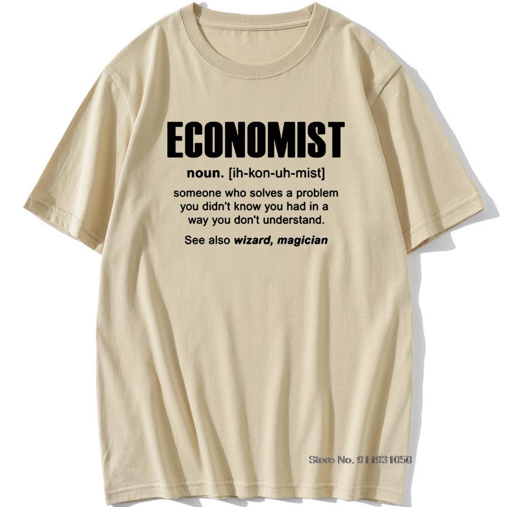 Cool Economist Definition Noun Funny T Shirt Unisex Short Sleeves Hip Hop Vintaged Oneck Cotton T Shirts