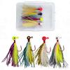 Boxed4PCS 15GFly Hook Set, Feather Hook, Artificial Bait, Micro-fish Bait, Fly Hook, Mosquito Hook