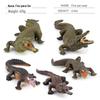 Crocodile Model Set: Small Static Display Reptile Toys